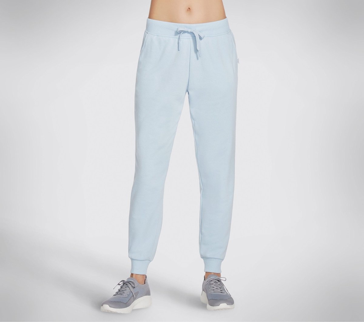 Skechers Spodnie Damskie Dresowe Joggery Beżowe M