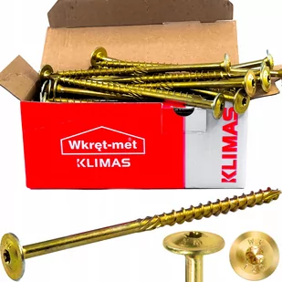 Wkręt do łączników ciesielskich z łbem talerzykowym 8x160 mm (25 szt.) - Wkręty - miniaturka - grafika 1