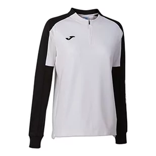 Joma Damska bluza Eco Championship, biało-czarna, M - Bluzy damskie - miniaturka - grafika 1