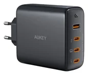 Ładowarki do telefonów - Aukey GaN, 3x USB-C, USB-A, QC, PD 100W - miniaturka - grafika 1