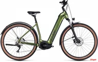 Rowery elektryczne - Rower elektryczny Cube Nuride Hybrid Pro 750 Allroad Easy Entry shinymoss´n´black 2023 - miniaturka - grafika 1