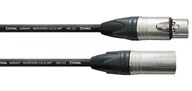 Kable - Kabel przewód mikrofonowy XLR 3 m Cordial czarny - miniaturka - grafika 1
