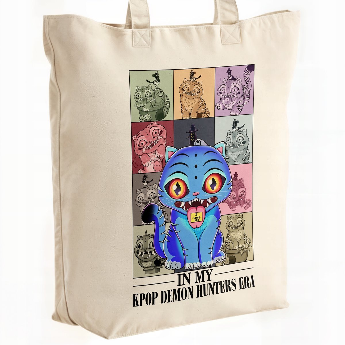 Torba bawełniana premium KPopowe Łowczynie Demonów Huntrix Saja Dla Fanów