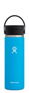 Hydro Flask, Butelka termiczna, 20 oz Wide Mouth with flex cap 2.0, 590ml - Shakery i bidony sportowe - miniaturka - grafika 1