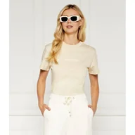 Koszulki i topy damskie - Calvin Klein T-shirt HERO LOGO | Regular Fit - miniaturka - grafika 1