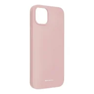 Etui i futerały do telefonów - OEM Futerał Mercury Silicone do iPhone 14 PLUS różowy - miniaturka - grafika 1