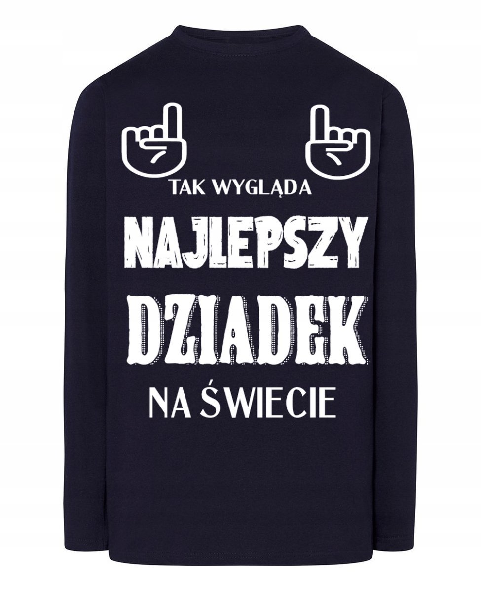 Longsleeve Prezent Dzień Dziadka r.XXL