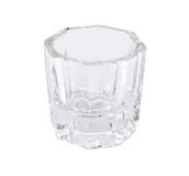 Akcesoria do paznokci - Szklany Kieliszek Naczynko Do Liquidu Henny Akrylu - miniaturka - grafika 1