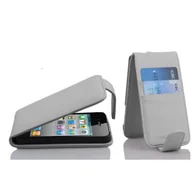Etui i futerały do telefonów - Cadorabo Etui na Apple iPhone 4 / iPhone 4S Etui w kolorze białym Etui z klapką na telefon Etui na telefon Pokrowiec ze skóry syntetycznej - miniaturka - grafika 1