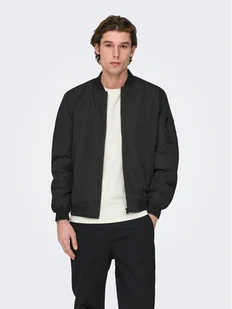 Only & Sons Kurtka bomber Joshua 22023287 Czarny Regular Fit - Kurtki męskie - miniaturka - grafika 1