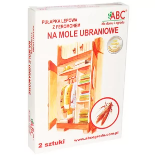 ABC Pułapka na mole ubraniowe 2 sztuki - Preparaty na chwasty i szkodniki - miniaturka - grafika 1