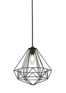 Lampy sufitowe - Nico lampa wisząca 1xE27 czarna 62143CW - miniaturka - grafika 1