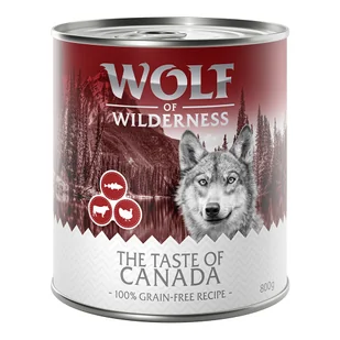 Wolf of Wilderness Korzystny pakiet of Wilderness The Taste Of" 12 x 800 g The Taste Of Canada - Mokra karma dla psów - miniaturka - grafika 2