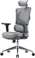 Fotele i krzesła biurowe - Krzesło biurowe Angel Fotel ergonomiczny ANGEL biurowy obrotowy Dakota 2.0 Grafitowy - miniaturka - grafika 1