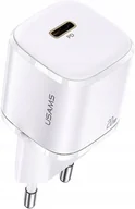 Ładowarki do telefonów - P4Y Ładowarka sieciowa US-CC124 USB-C 20W biały - miniaturka - grafika 1