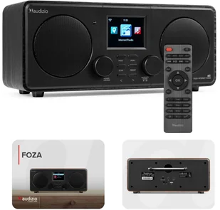 Audizio Foza WiFi Stereo z DAB+ czarne - Radia - miniaturka - grafika 1