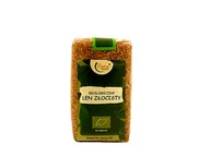 Zdrowa żywność - Siemię lniane złote - len złocisty BIO 250g BATOM - miniaturka - grafika 1