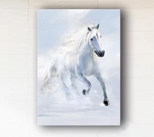 Obraz - Biegnący koń - wydruk na płótnie - Obrazy i zdjęcia na płótnie - miniaturka - grafika 1