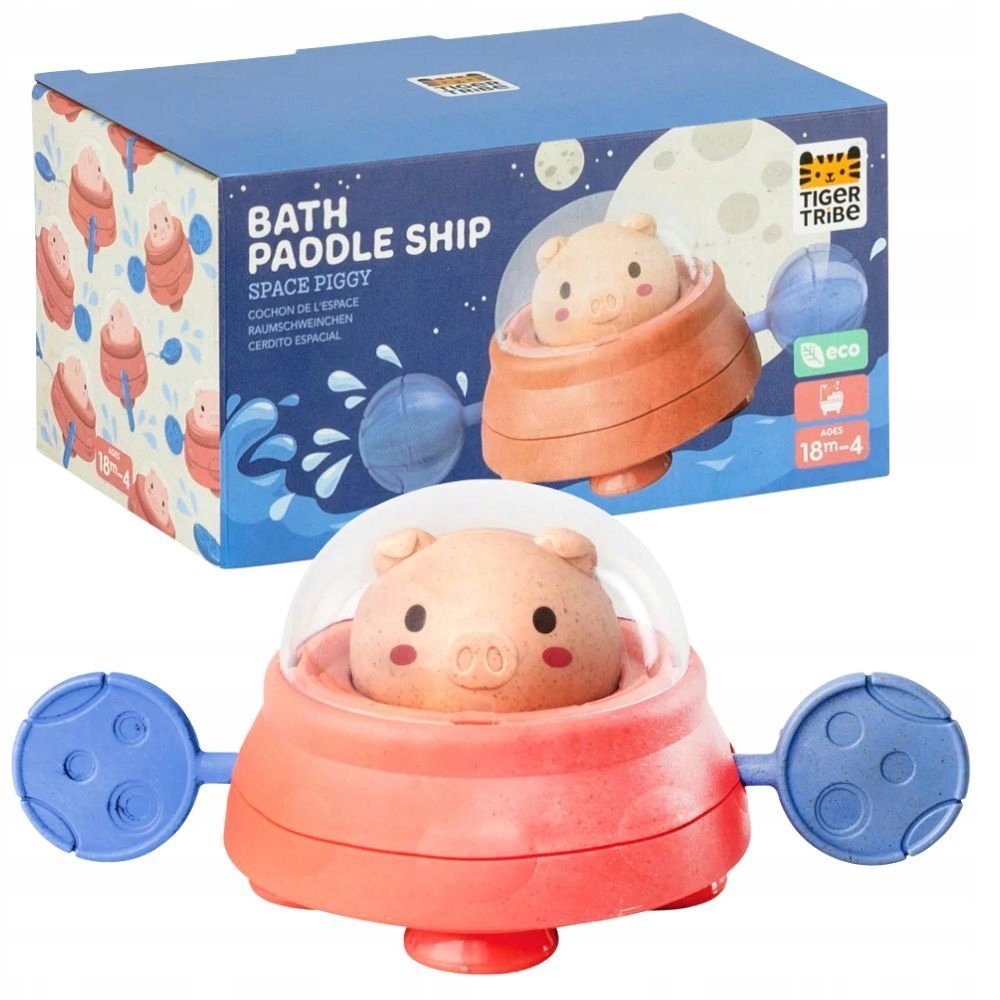 Zabawka Kąpielowa pływająca w wodzie Tiger Tribe - Kosmiczna Świnka