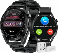 Smartwatch - Giewont Vertex SmartCall GW450-2 Carbon/Carbon Leather - miniaturka - grafika 1