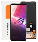 Części serwisowe do telefonów - ORYGINAŁ LCD WYŚWIETLACZ EKRAN DO ASUS ROG PHONE 5S - miniaturka - grafika 1