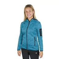 Kurtki damskie - Izas Panay damska kurtka z dzianiny XL turkusowa - miniaturka - grafika 1