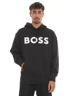 BOSS Męska bluza Webasichood, czarny (Black1), M - Bluzy męskie - miniaturka - grafika 1