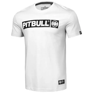Pit Bull T-shirt Koszulka Lekka Hilltop White - Koszulki sportowe męskie - miniaturka - grafika 1
