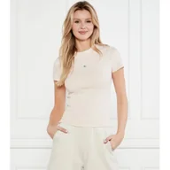 Koszulki i topy damskie - Calvin Klein Jeans T-shirt Slim Fit - miniaturka - grafika 1