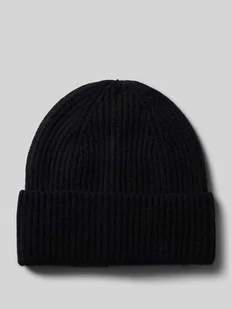 Czapka beanie z mieszanki bawełny i kaszmiru model ‘COPENHAGEN’ - Czapki męskie - miniaturka - grafika 1