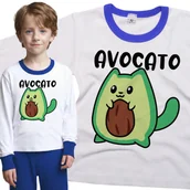 Piżamy dla dziewczynek - Piżama dziecięca Avocato Kot I Awokado 98/104 - VoloDonum - miniaturka - grafika 1