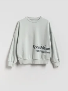 Reserved - Bluza z nadrukiem - jasnoszary - Kurtki i płaszcze dla chłopców - miniaturka - grafika 1