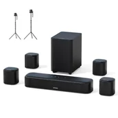 Soundbary - Soundbar Ultimea Aura A40 7.1 + 2 pary stojaków głośnikowych Steady 310 - miniaturka - grafika 1