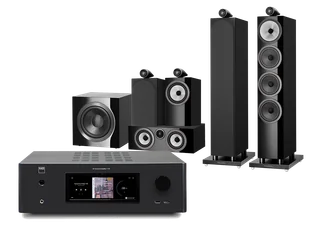 Kino domowe NAD T 778 (czarny) + 702 S3 + 705 S3 + HTM72 S3 + DB4S (czarny) - Kino domowe - miniaturka - grafika 1
