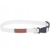 Smycze dla psów - dr Seidla regulowana z ekoskóry Lincoln - M Biały - miniaturka - grafika 1