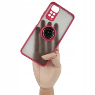 Etui i futerały do telefonów - Bizon Etui Case Hybrid Ring do Redmi Note 11 / 11s czerwone - miniaturka - grafika 1