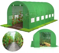 Szklarnie ogrodowe - Duży tunel ogrodowy foliowy szklarnia PREMIUM - miniaturka - grafika 1