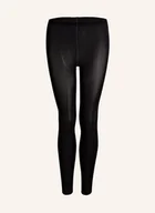 Rajstopy - Falke Legginsy Rajstopowe Pure Matt 100 Den schwarz - miniaturka - grafika 1