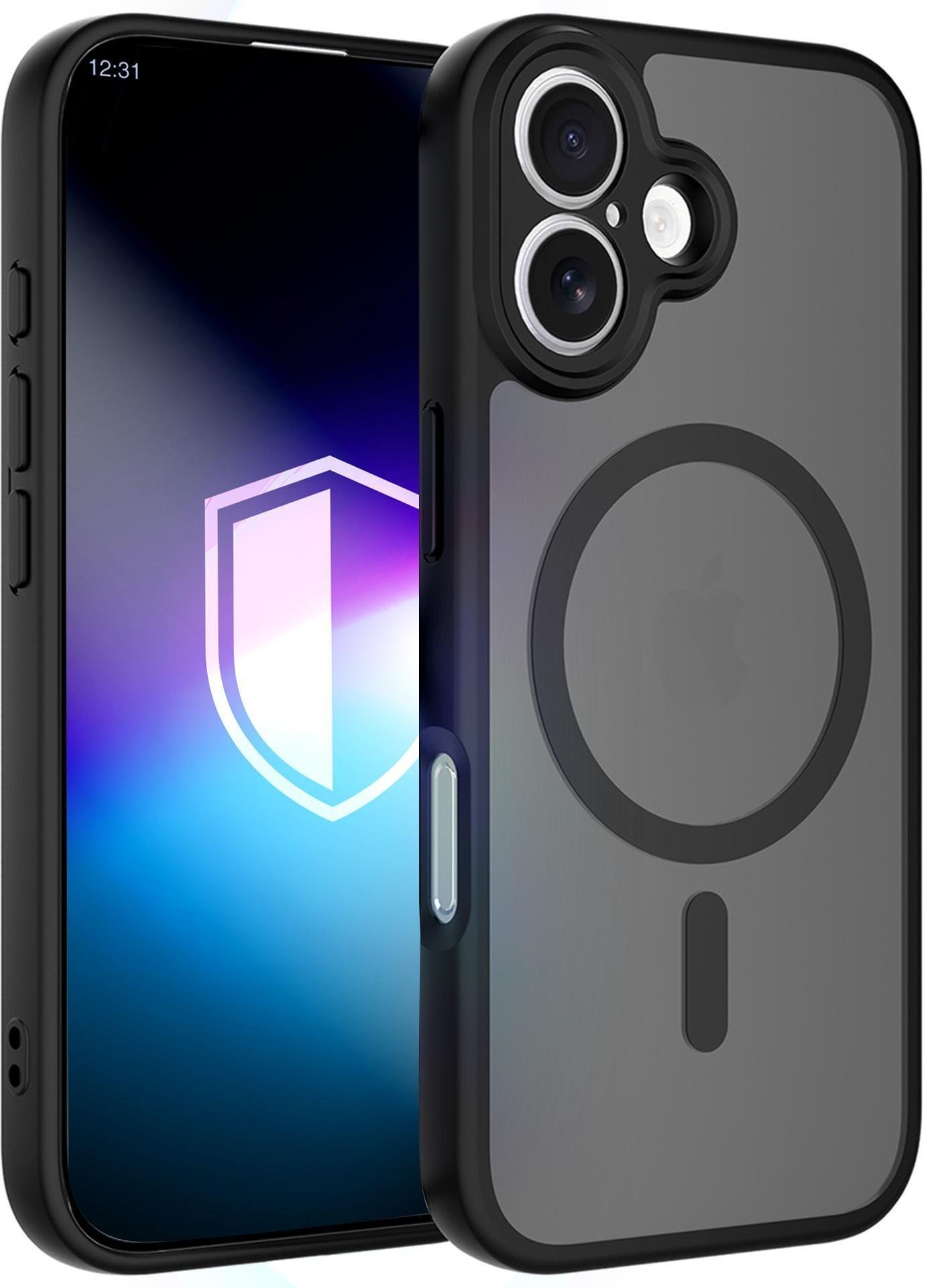 3MK Apple iPhone 16 - 3mk Misty MagCase Black