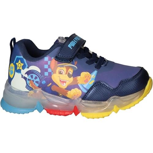 Sportowa podeszwa TPR Światła Paw Patrol dla chłopców i dziewcząt Oficjalne buty dziecięce, wygodne, wytrzymałe - sportowe światła Paw Patrol Codzienne użytkowanie, zajęcia szkolne i rekreacyjne, psi