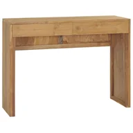 Konsole i sekretarzyki - vidaXL Stolik typu konsola, 100 x 35 x 75 cm, lite drewno tekowe vidaXL - miniaturka - grafika 1