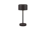 Lampy stojące - Trio Leuchten Nowoczesna lampa stołowa czarna na akumulator - Poppie - miniaturka - grafika 1