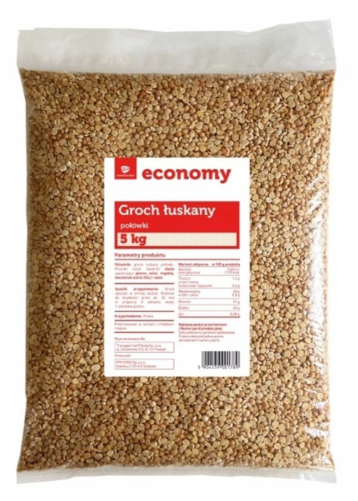 Groch łuskany połówki TGE 5 kg