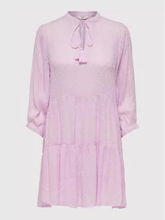 Sukienki - Only Sukienka letnia Neel 34 15263409 Różowy Regular Fit - grafika 1
