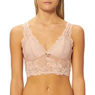 Biustonosze - Emporio Armani Damski biustonosz Eternal Lace Padded, Migda?owy, XL - miniaturka - grafika 1