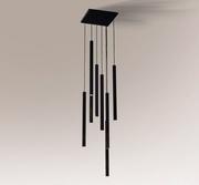 Lampy sufitowe - Shilo lampa wisząca Yabu 8xMR11 czarna 5530 - miniaturka - grafika 1