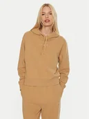 Bluzy damskie - Tommy Hilfiger Bluza WW0WW42896 Beżowy Regular Fit - miniaturka - grafika 1