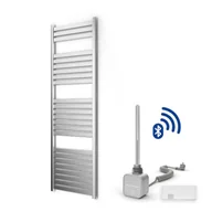 Grzejniki łazienkowe - Grzejnik łazienkowy elektryczny drabinka 60x180cm grzałka programowanie chrom Warmtec Velo - miniaturka - grafika 1
