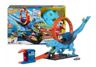 Tory, garaże, parkingi - Hot Wheels City Pętla T- rexa - model lub pojazd - miniaturka - grafika 1