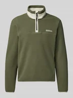 Bluzy męskie - Bluza z wyhaftowanym logo model ‘DERGANA’ - miniaturka - grafika 1